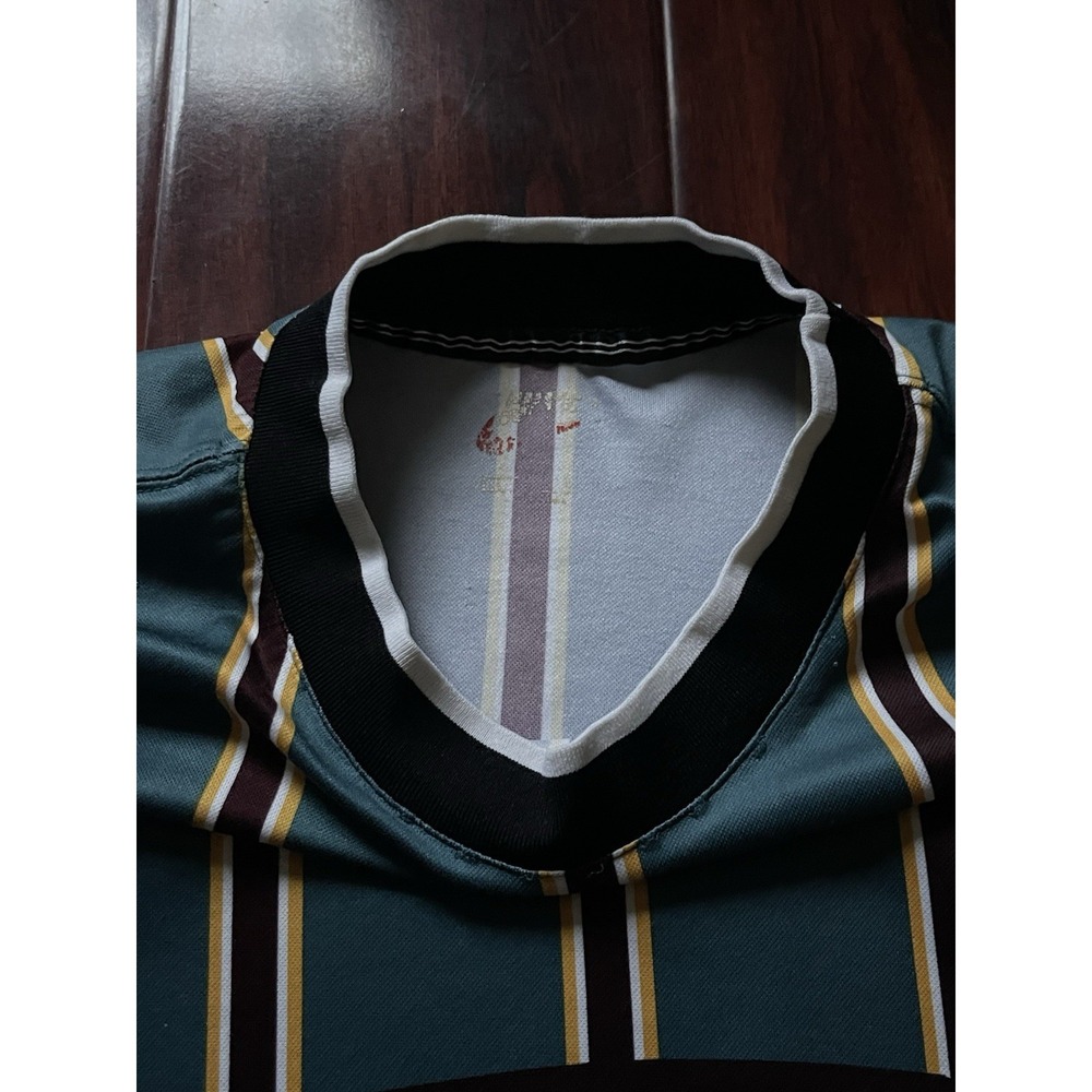 Vintage 1997 Nike Los Angeles LA Galaxy MLS Home Jersey Green Striped Mens Large - Picture 8 of 16